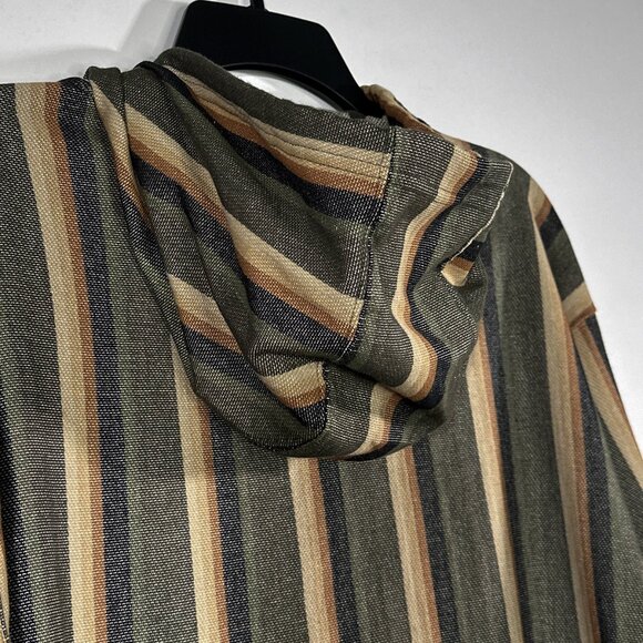 Hurley OG Drawstring Hooded Poncho Long Sleeves Kangaroo Pocket Size‎ L - Picture 12 of 15